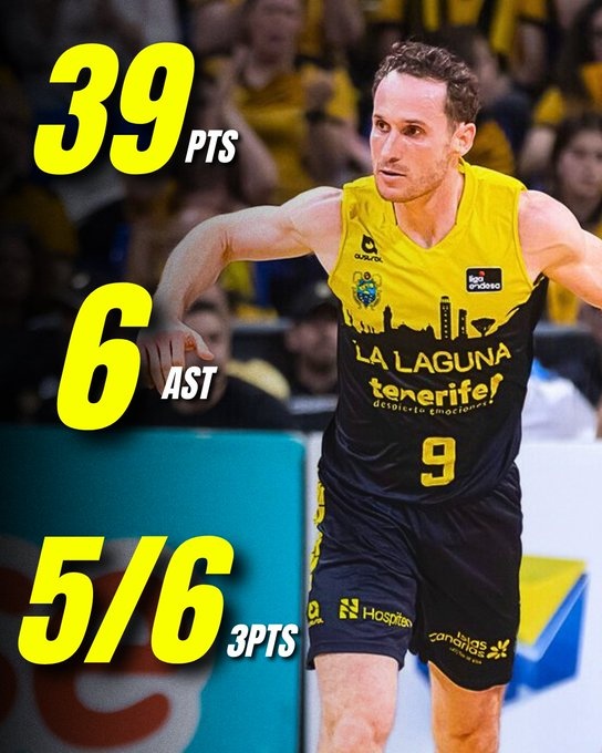 湖人舊將！42歲胡爾塔斯西甲季后賽砍39分6助 今年還斬獲聯(lián)賽MVP