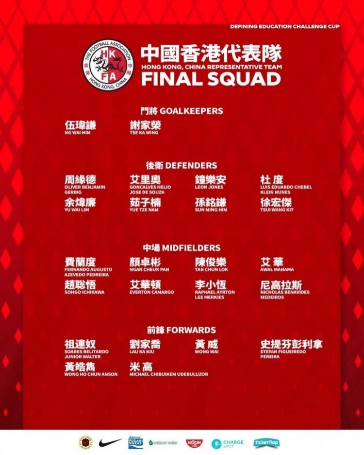 港媒：李小恒疑似因傷退出中國(guó)香港隊(duì)合練，或因此退出本期名單