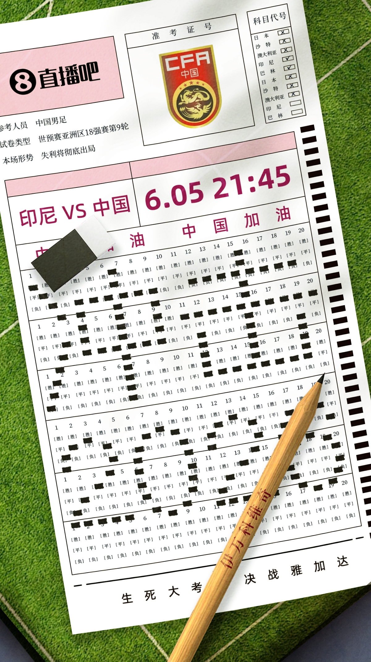 生死戰(zhàn)賽果預測：國足生死戰(zhàn)客戰(zhàn)印尼能否取勝，延續(xù)出線希望？
