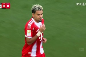 拜仁3-2奧格斯堡開(kāi)賽3連勝 凱恩2助迪亞斯破門(mén)+失空門(mén)奧利塞建功