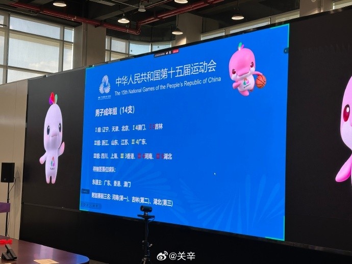 全運(yùn)會男子籃球成年組：遼寧北京同組 廣東山東同組 四川上海同組