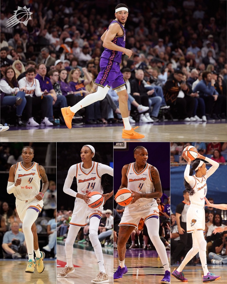 太陽官方發(fā)來賀電！布克球鞋成為本賽季W(wǎng)NBA最受歡迎球鞋！