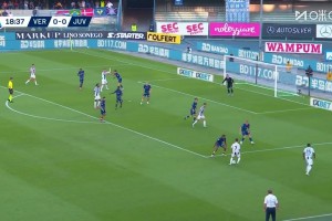 意甲3連勝遭終結！尤文1-1維羅納 小孔塞桑貼地斬馬里奧送點