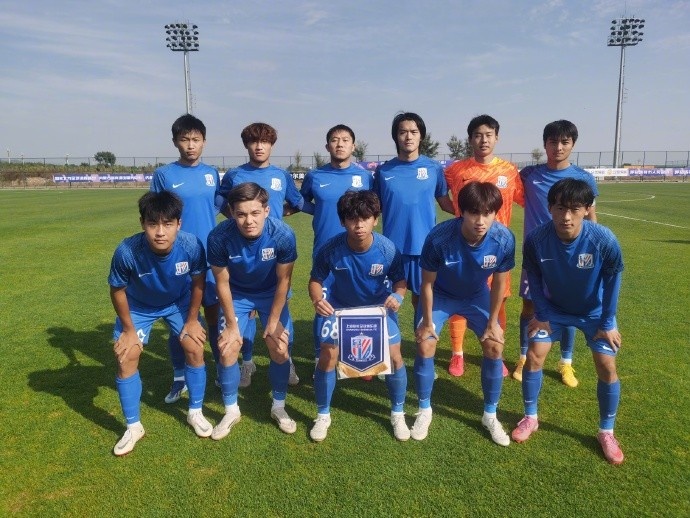 青少年精英聯(lián)賽（U21組）晉級賽第6輪，上海申花6-1戰(zhàn)勝昆明城星